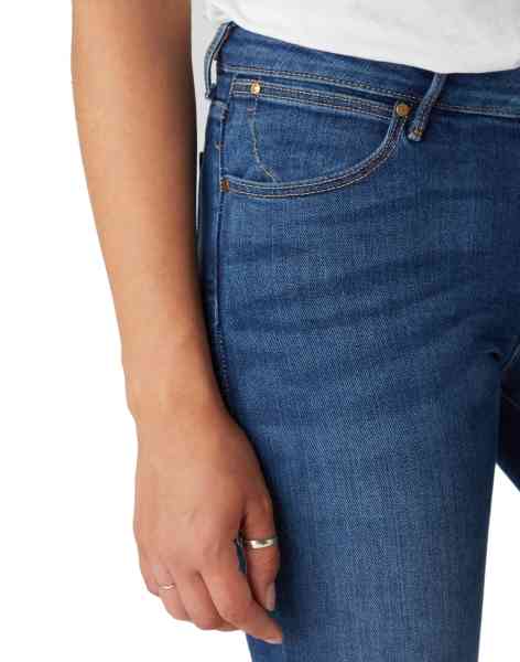 Wrangler Damen Jeans - Body Bespoke SLIM AUTHENTIC BLUE W28LX785U